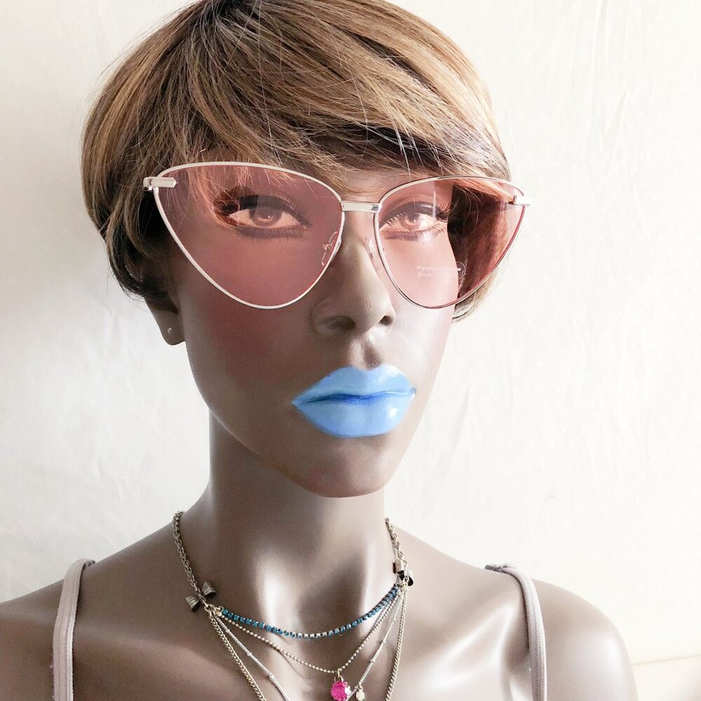 Pink Cat Eye Sunglasses